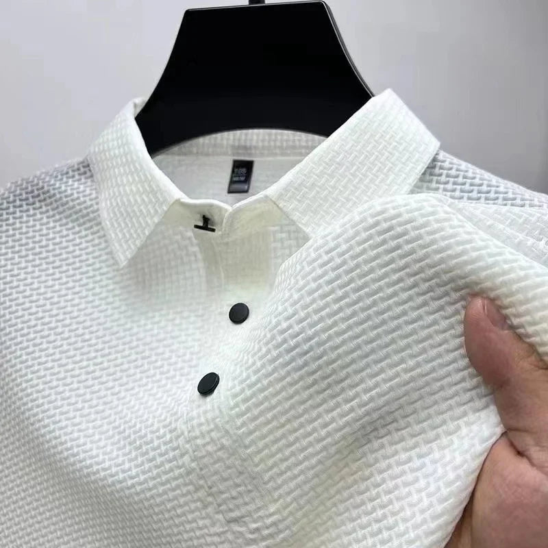 Morae-Amsterdam® | Moderne Structuur Polo – Comfort & Klasse