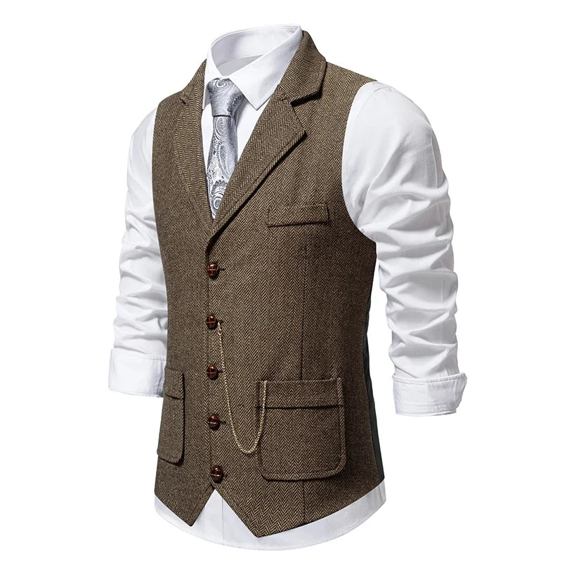 Morae-Amsterdam® | Klassiek Herengilet met Horlogeketting