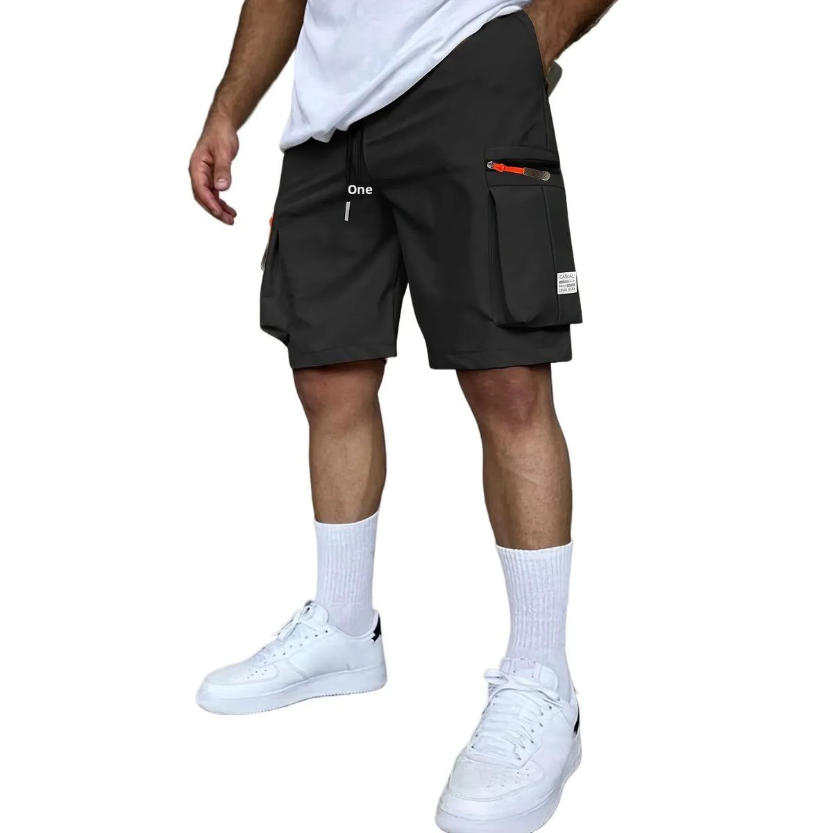 Morae-Amsterdam® | Cargo Stretch Jogger Short voor Heren