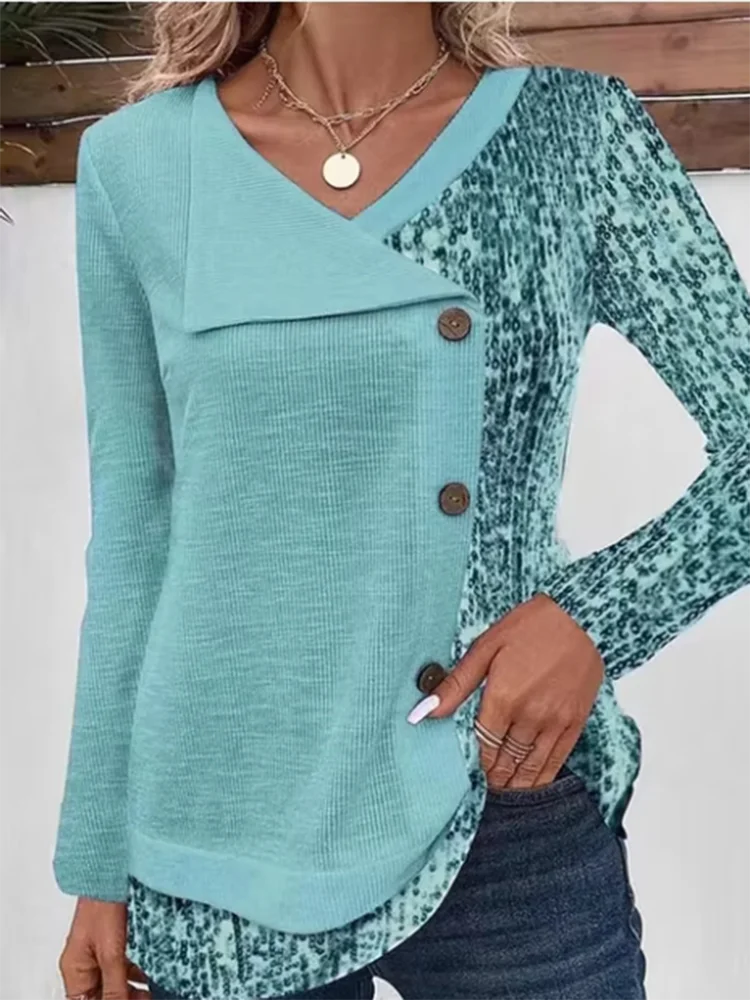 Morae-Amsterdam® | Elegante Herfstblouse Met Lange Mouwen