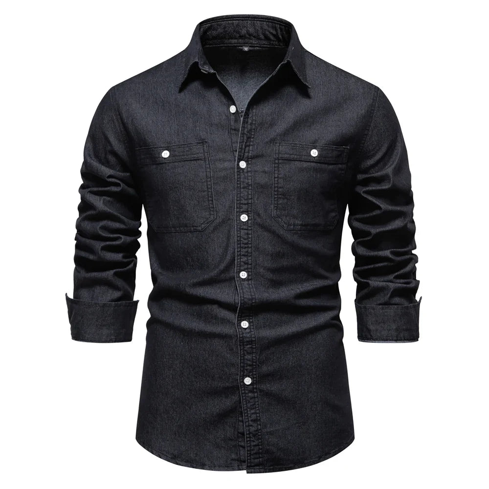 Morae-Amsterdam® | Robuust Denim Overhemd