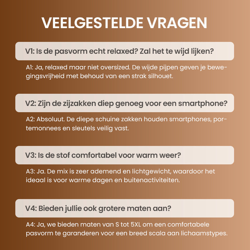 Morae-Amsterdam® | Luchtige & Comfortabele Heren Zomerbroek