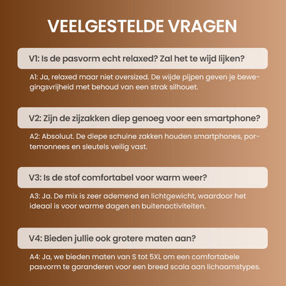 Morae-Amsterdam® | Luchtige & Comfortabele Heren Zomerbroek