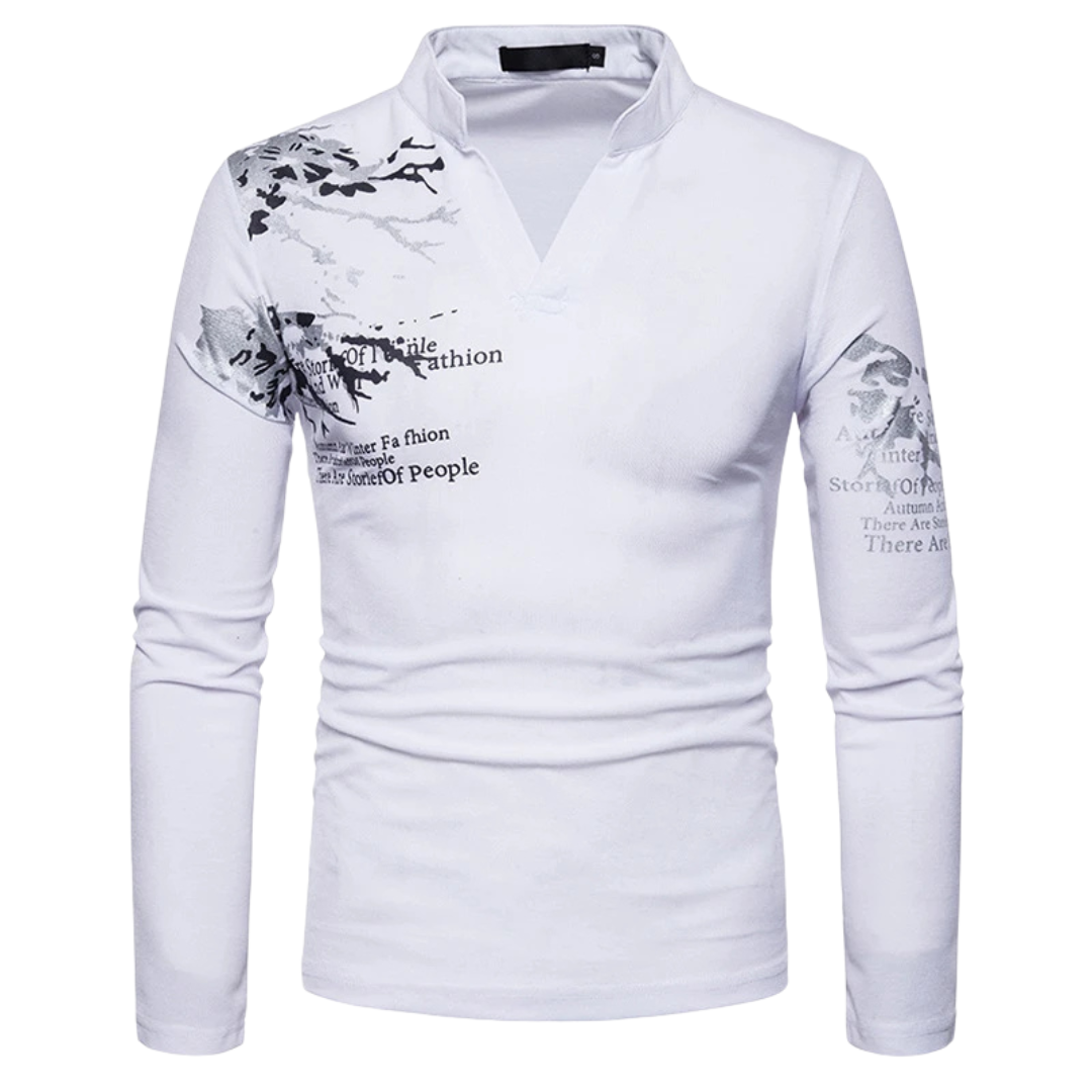 Morae-Amsterdam® | Stoer Herenpoloshirt Met Lange Mouwen