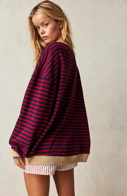 Mana™ | Gestreepte Oversized Trui