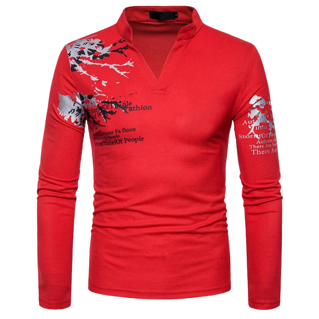 Morae-Amsterdam® | Stoer Herenpoloshirt Met Lange Mouwen