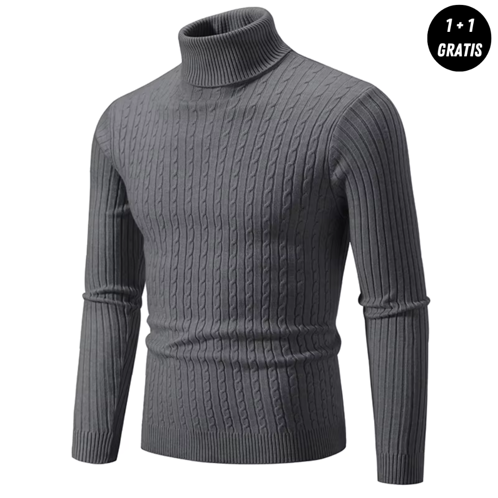 Enzo™| Gebreide Coltrui Met Kraag (1+1 GRATIS)