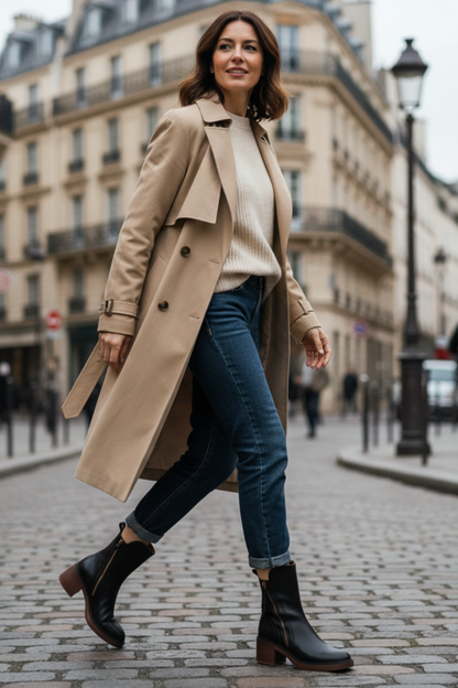 Morae-Amsterdam® | Leren Elegante & Tijdloze Laarzen