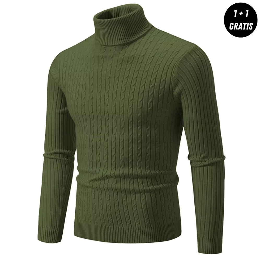 Enzo™| Gebreide Coltrui Met Kraag (1+1 GRATIS)