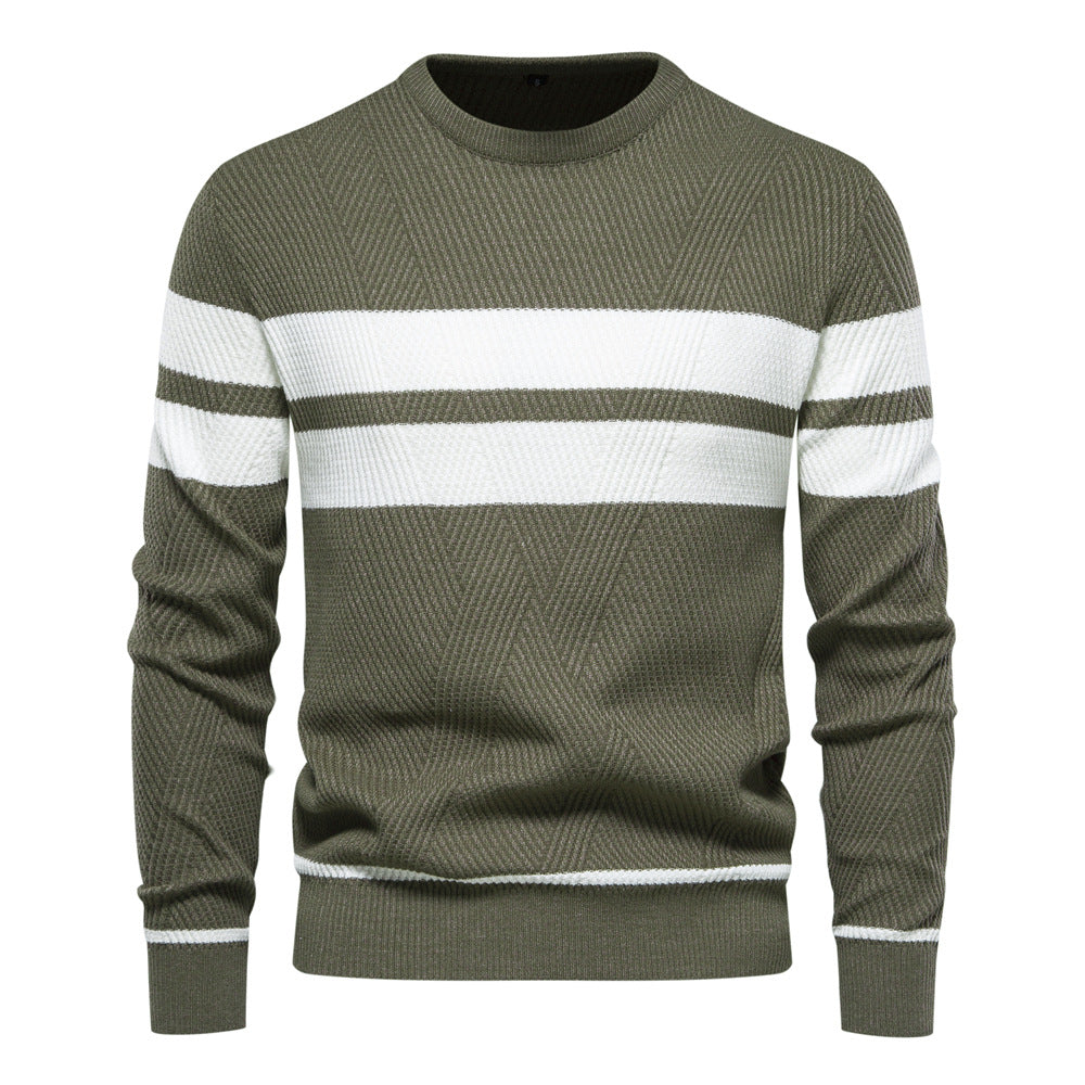 Morae-Amsterdam® | Moderne Herentrui Met Streepdesign