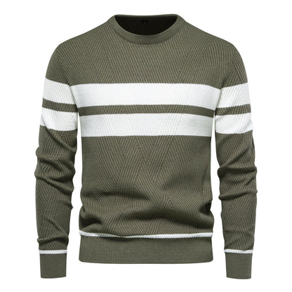 Morae-Amsterdam® | Moderne Herentrui Met Streepdesign