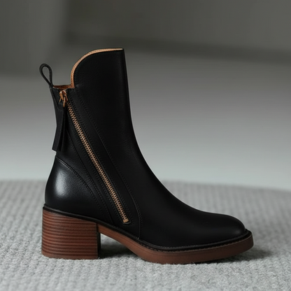 Morae-Amsterdam® | Leren Elegante & Tijdloze Laarzen