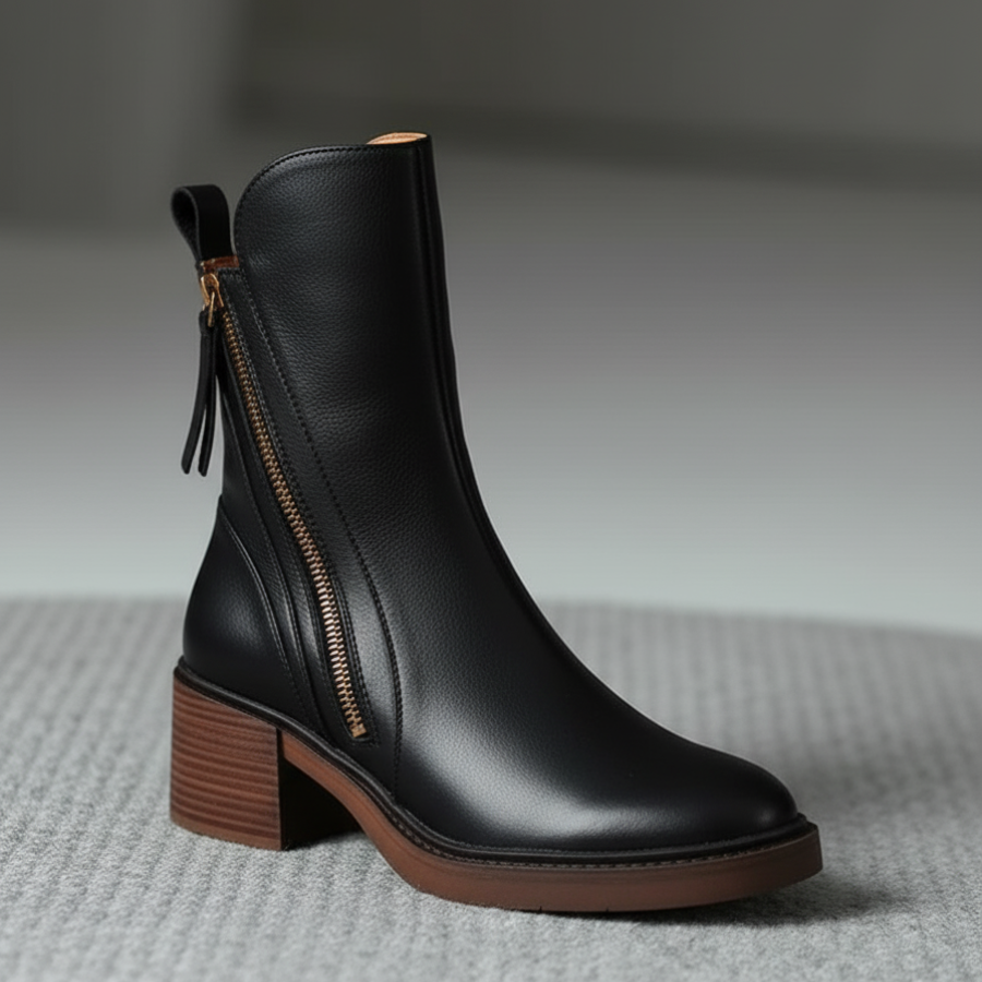 Morae-Amsterdam® | Leren Elegante & Tijdloze Laarzen