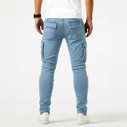 Morae-Amsterdam® | Strech Heren Cargo Spijkerbroek