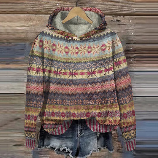 Morae-Amsterdam® | Etnische Retro Hoodie