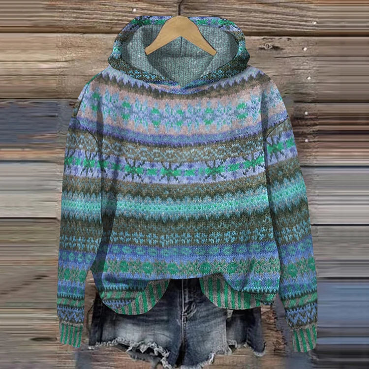Morae-Amsterdam® | Etnische Retro Hoodie
