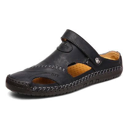Morae-Amsterdam® | Klassieke Lederen Heren Sandalen