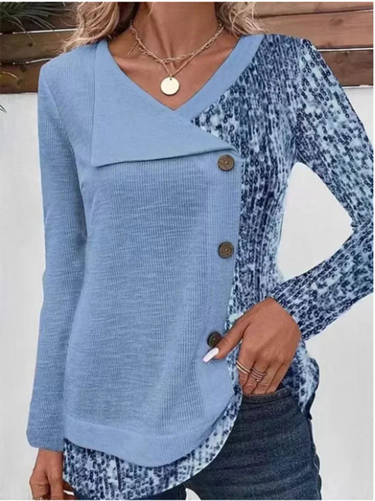 Morae-Amsterdam® | Elegante Herfstblouse Met Lange Mouwen