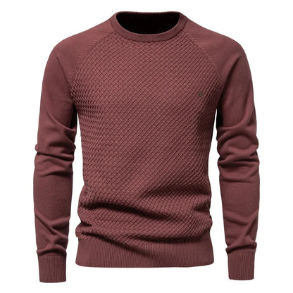 Morae-Amsterdam® | Klassevolle Gebreide Trui Met Ruitdesign