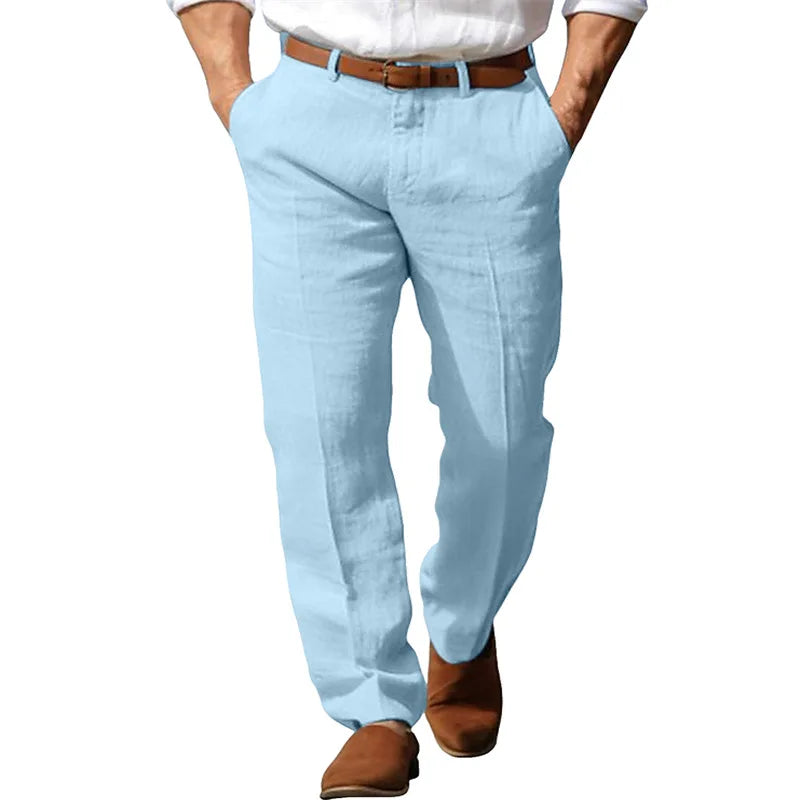Morae-Amsterdam® | Klassevolle Linnen Heren Broek