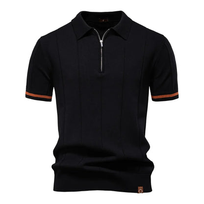 Morae-Amsterdam® | Heren Polo Shirt Met Rits