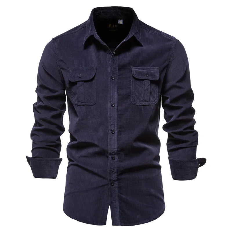 Morae-Amsterdam® | Stijlvol Katoenen Herenblouse