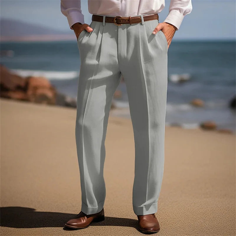 Morae-Amsterdam® | Elegante Linnen Broek