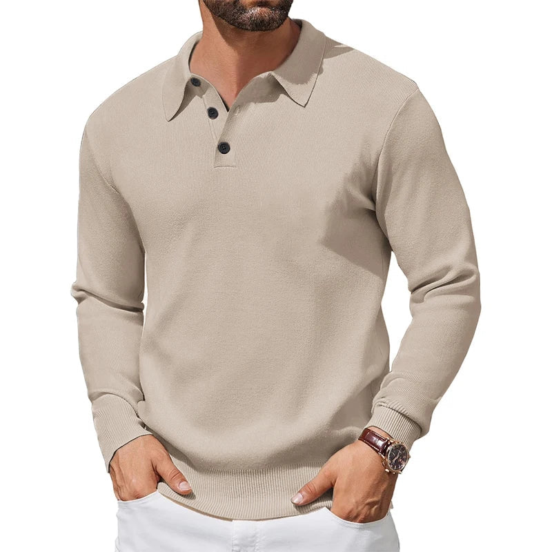 Morae-Amsterdam® | Gebreid Heren Poloshirt