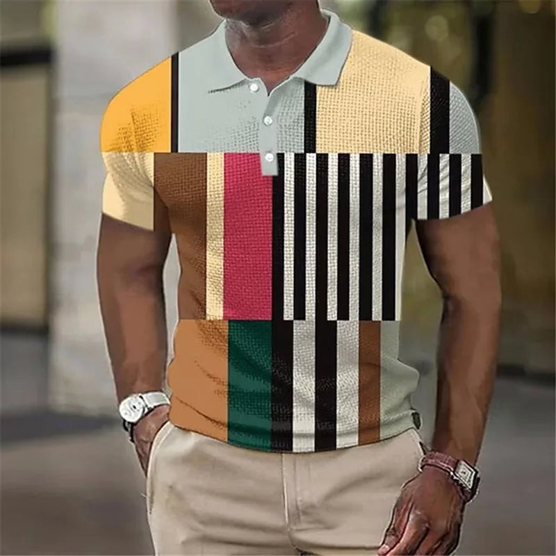 Morae-Amsterdam® | Kleurrijk Geruit Poloshirt
