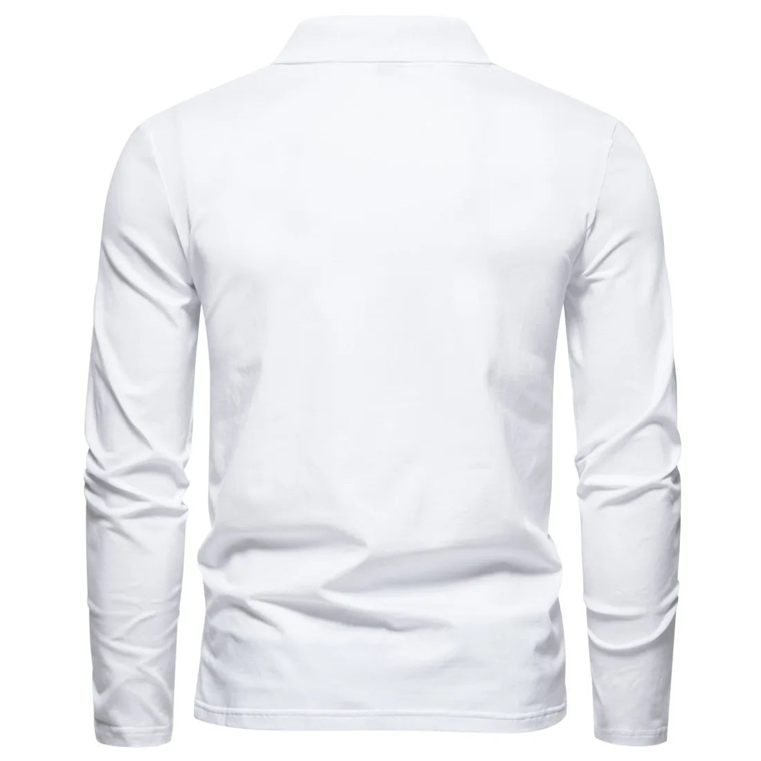 Morae-Amsterdam® | Katoenen Poloshirt Met Lange Mouwen