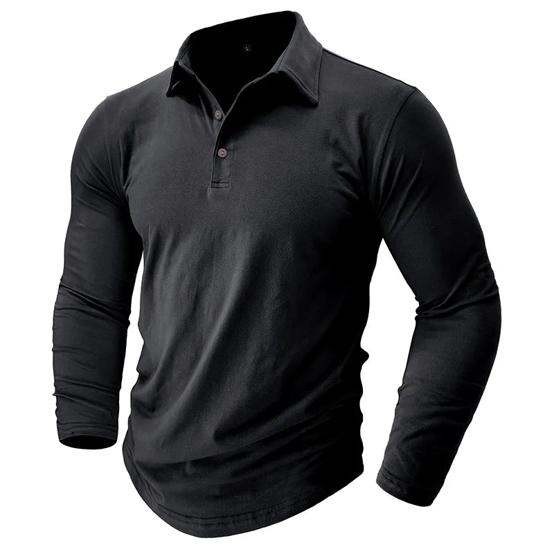 Morae-Amsterdam® | Polo Shirt Met Lange Mouwen