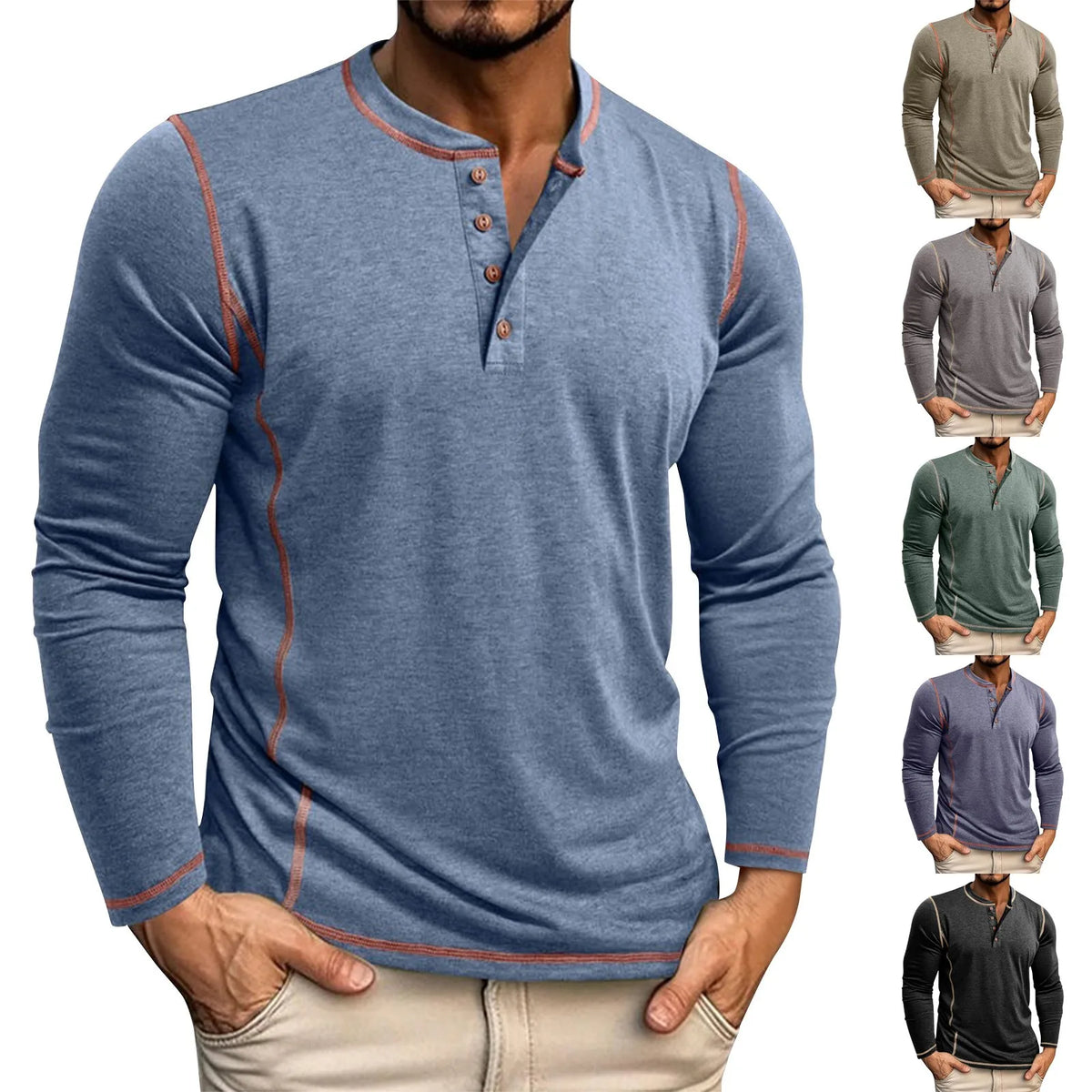 Morae-Amsterdam® | Stijlvolle Heren Longsleeve