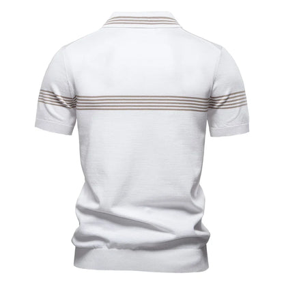 Morae-Amsterdam® | Polo Met Streepdesign