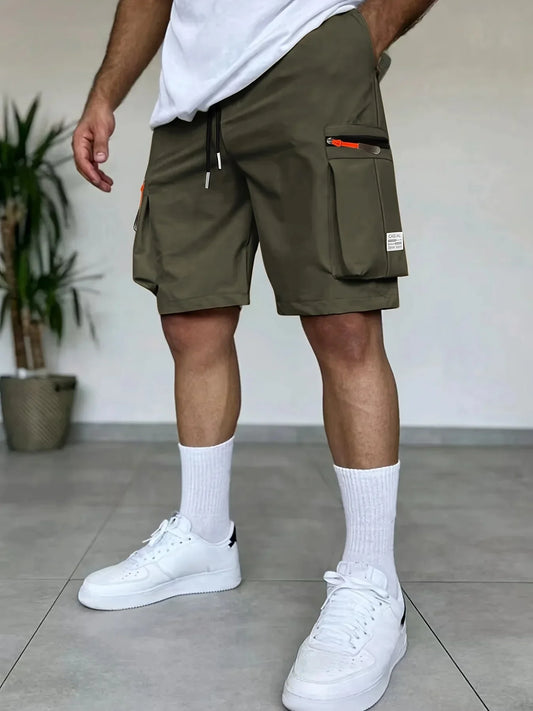 Morae-Amsterdam® | Cargo Stretch Jogger Short voor Heren