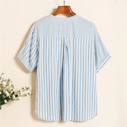 Morae-Amsterdam® | Comfortabele Katoenen Damesblouse