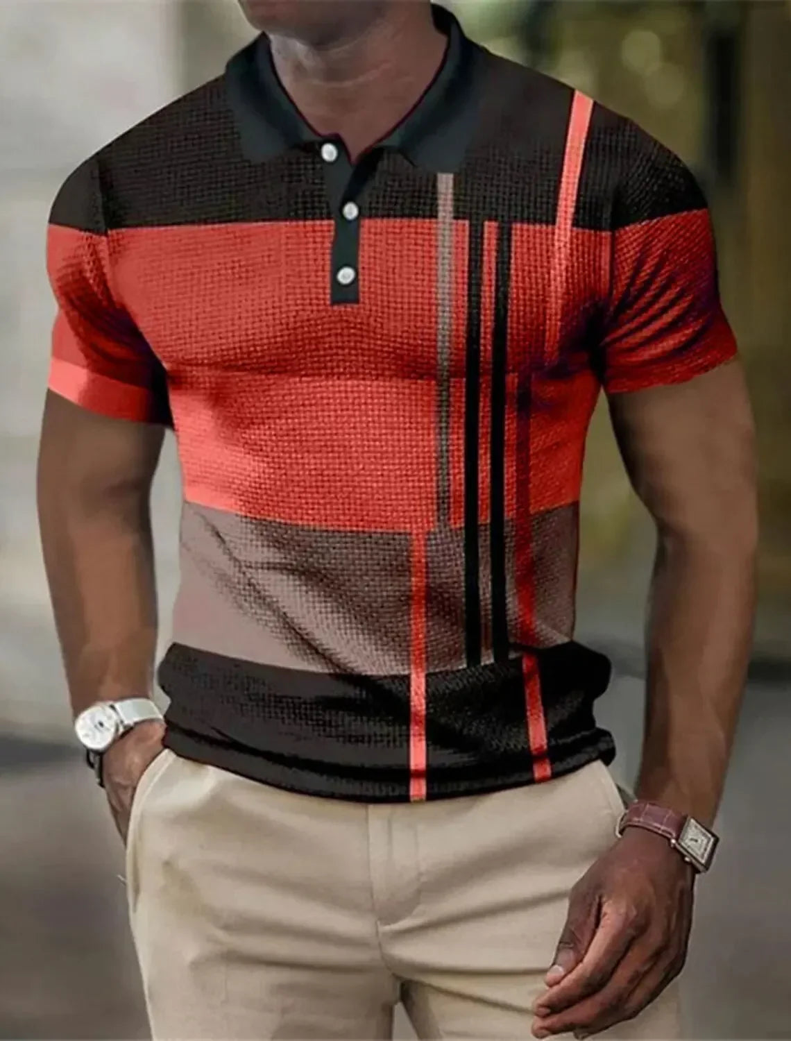Morae-Amsterdam® | Gestreept Casual Poloshirt