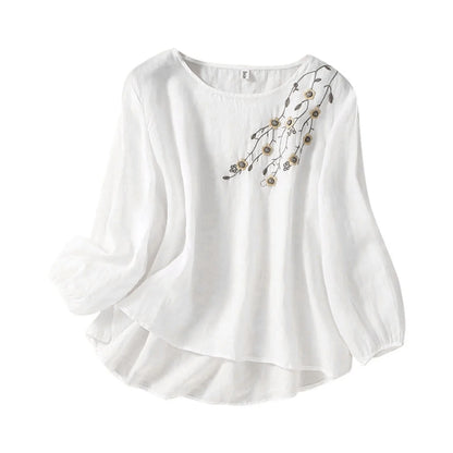 Morae-Amsterdam® | Zomerse Katoenen Damesblouse