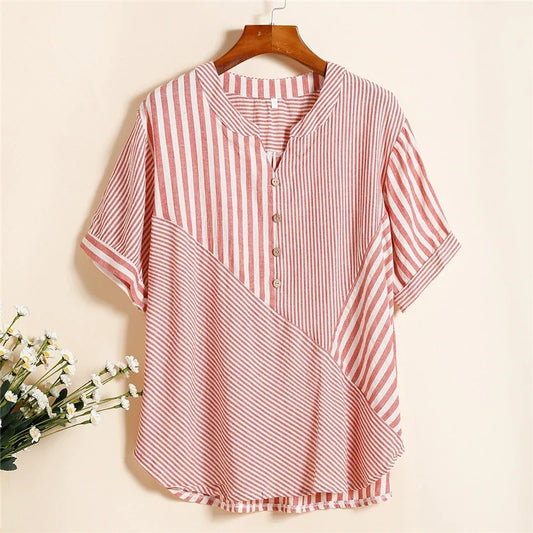 Morae-Amsterdam® | Comfortabele Katoenen Damesblouse