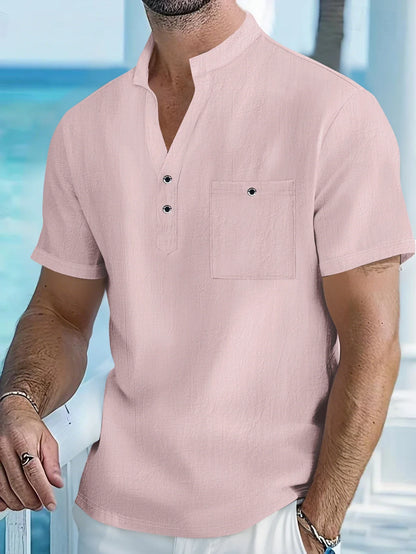 Morae-Amsterdam® | Casual Linnen Heren Overhemd