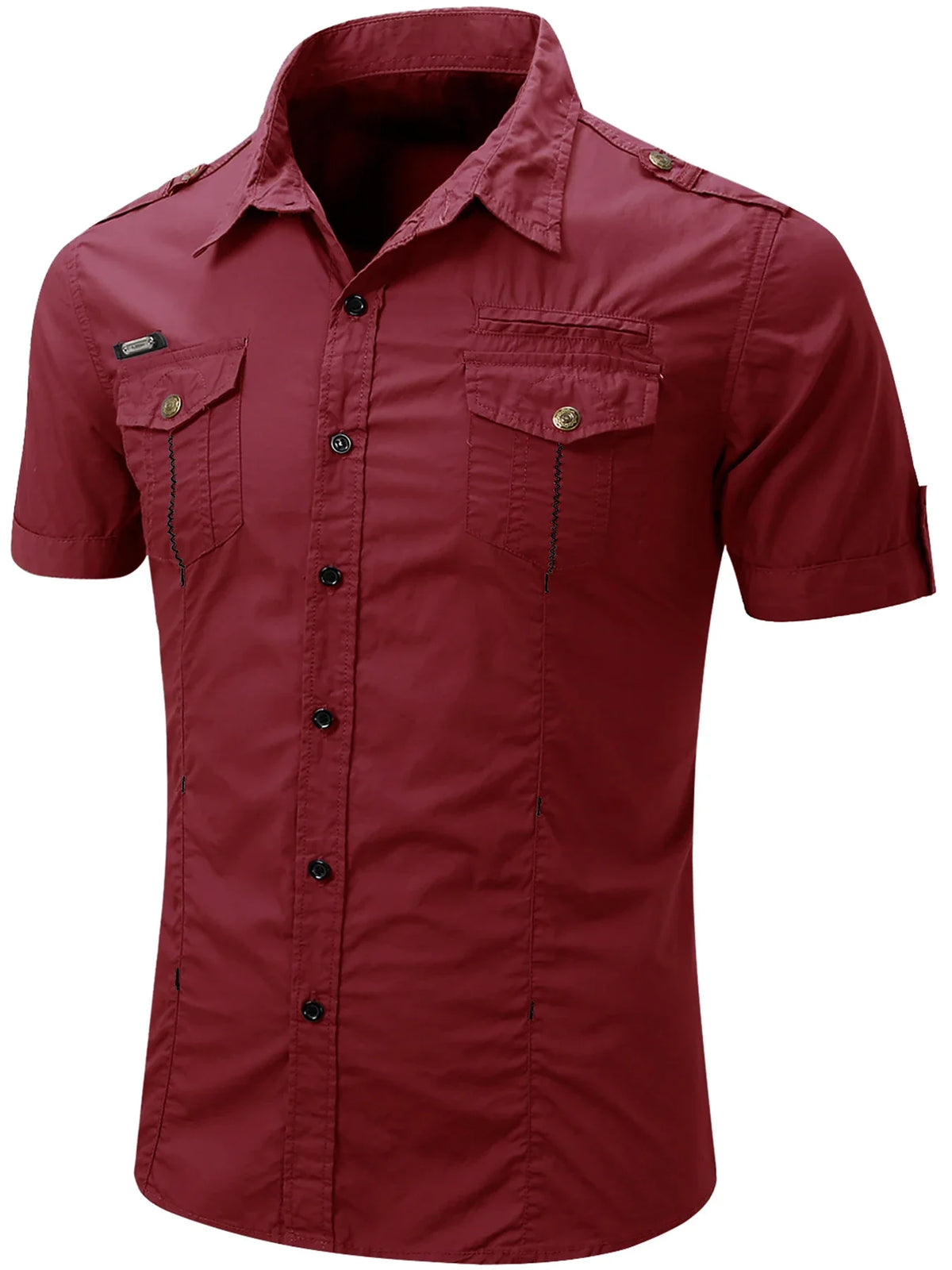 Morae-Amsterdam® | Casual Overhemd Met Korte Mouwen