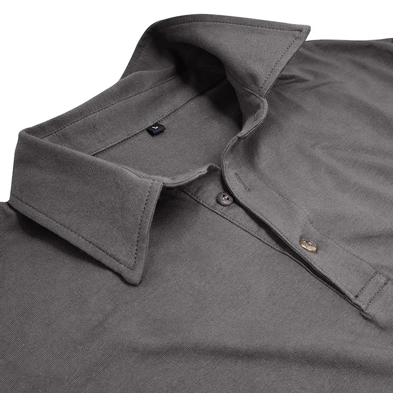 Morae-Amsterdam® | Polo Shirt Met Lange Mouwen
