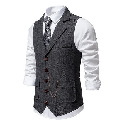Morae-Amsterdam® | Klassiek Herengilet met Horlogeketting