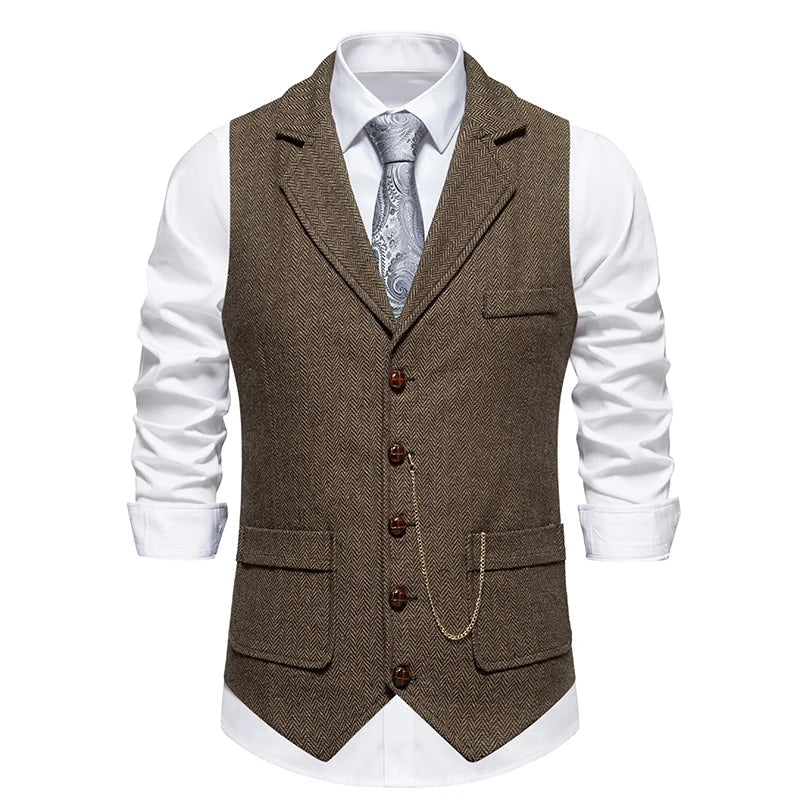 Morae-Amsterdam® | Klassiek Herengilet met Horlogeketting