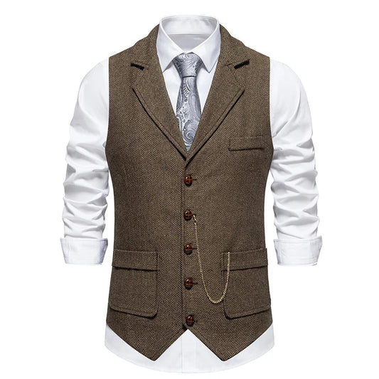 Morae-Amsterdam® | Klassiek Herengilet met Horlogeketting