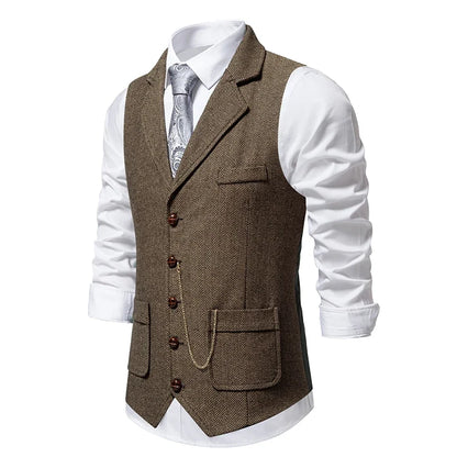 Morae-Amsterdam® | Klassiek Herengilet met Horlogeketting