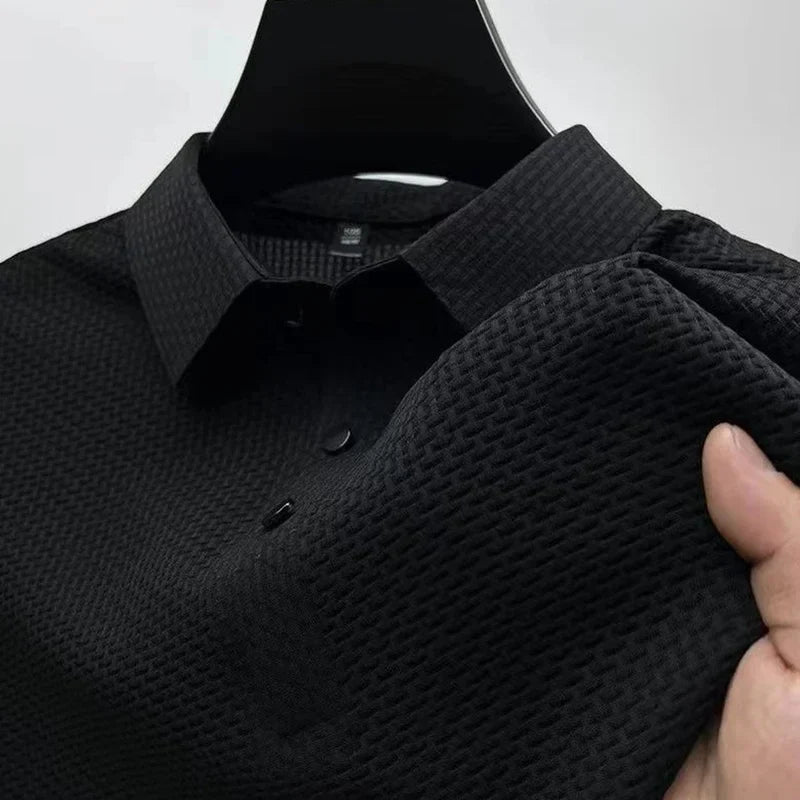 Morae-Amsterdam® | Moderne Structuur Polo – Comfort & Klasse