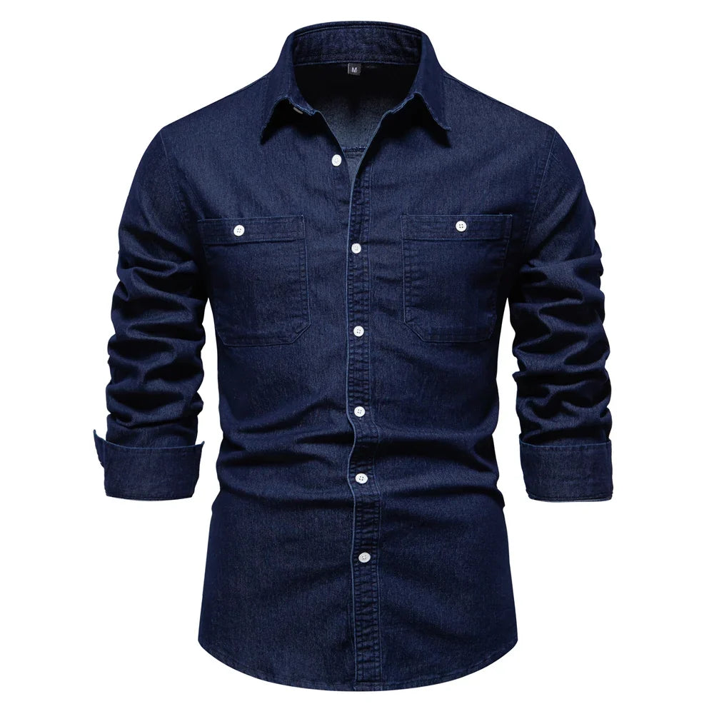 Morae-Amsterdam® | Robuust Denim Overhemd