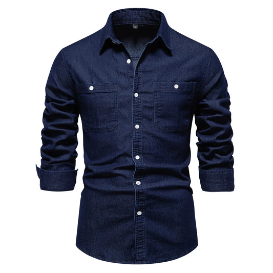 Morae-Amsterdam® | Robuust Denim Overhemd