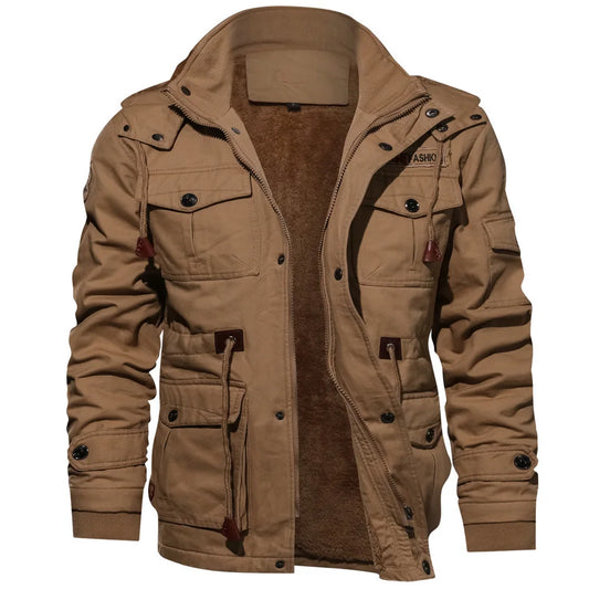 Morae-Amsterdam® | Warme Winddichte Herenjas met Afneembare Capuchon