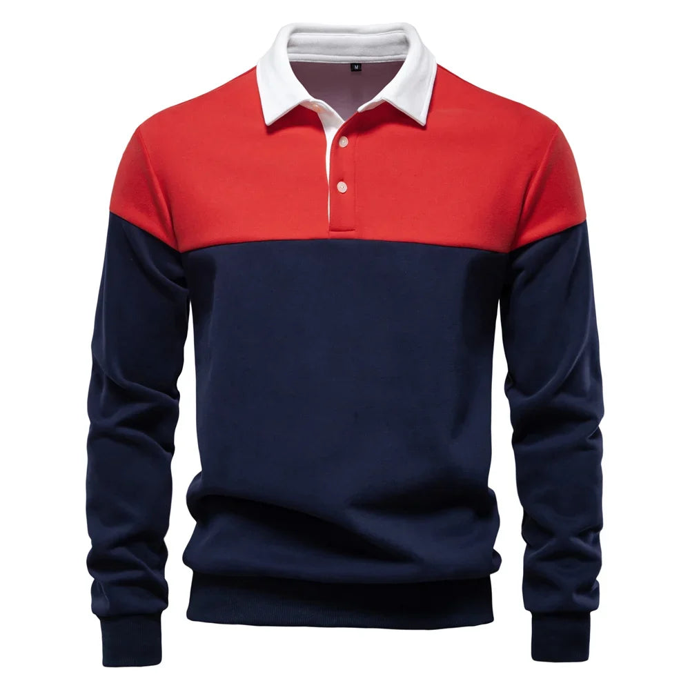 Morae-Amsterdam® | Premium & Casual Poloshirt Met Lange Mouwen